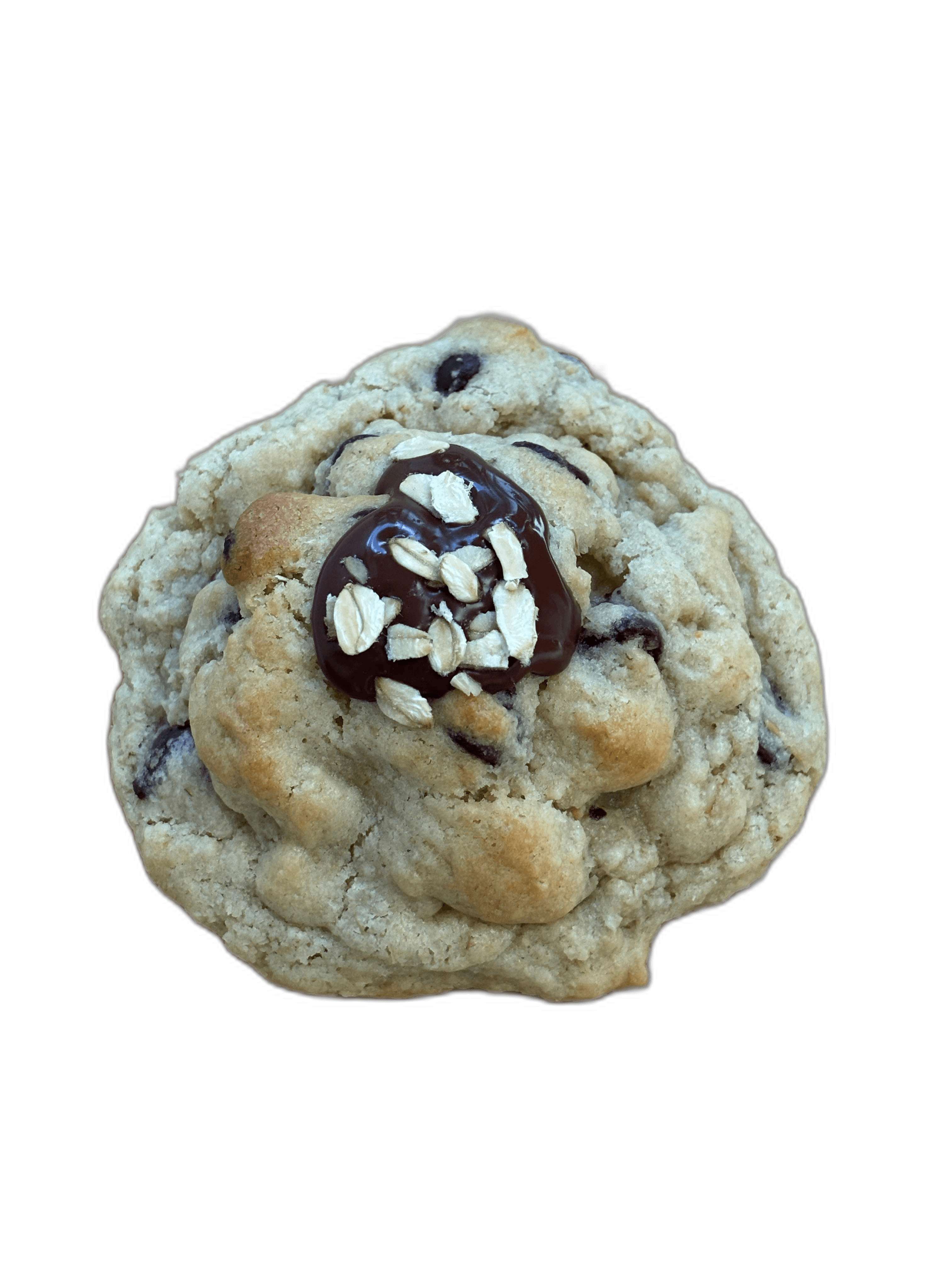 Cookie La Fit de avena natural con chocolate oscuro, galleta saludable artesanal Cookie Club